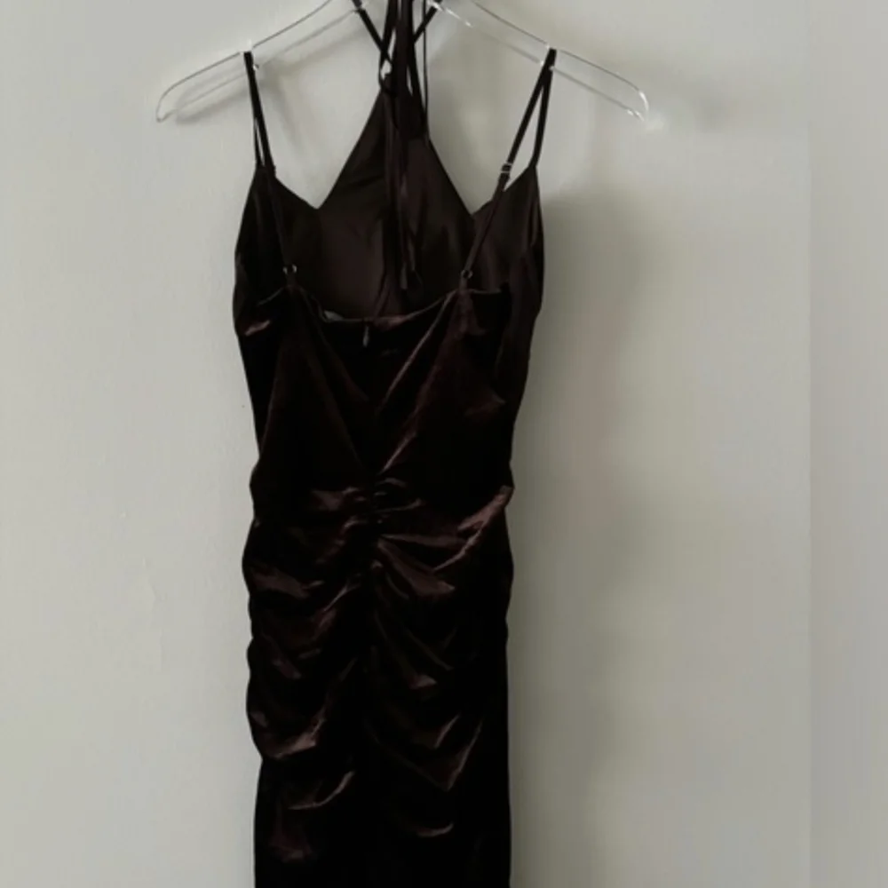 AKIRA Brown Dress Size Small - Picture 3 of 5